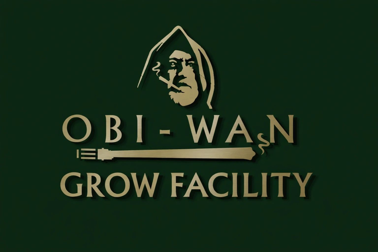 OB1 Obi-Wan Cannabis logo